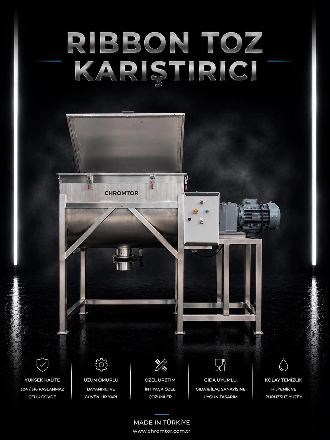 Ribbon Toz Karıştırıcı